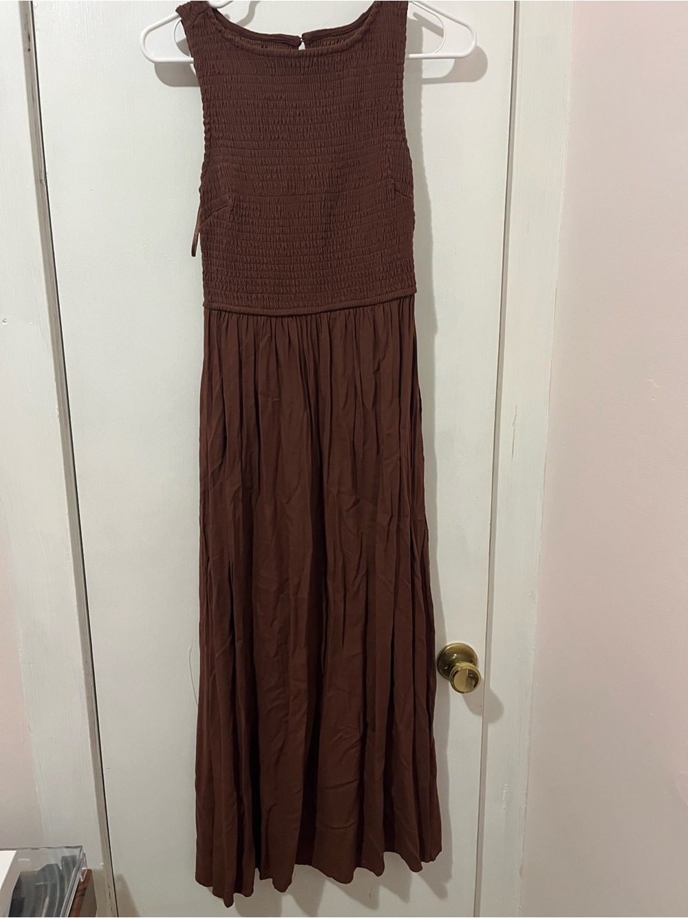 Brown maxi dress